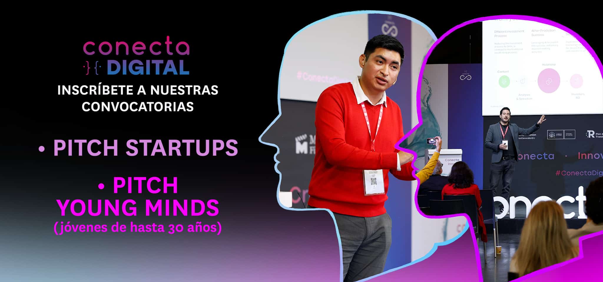 Banner Convocatorias Pitch Youngminds & Startups